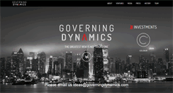 Desktop Screenshot of governingdynamics.com