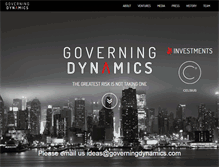 Tablet Screenshot of governingdynamics.com